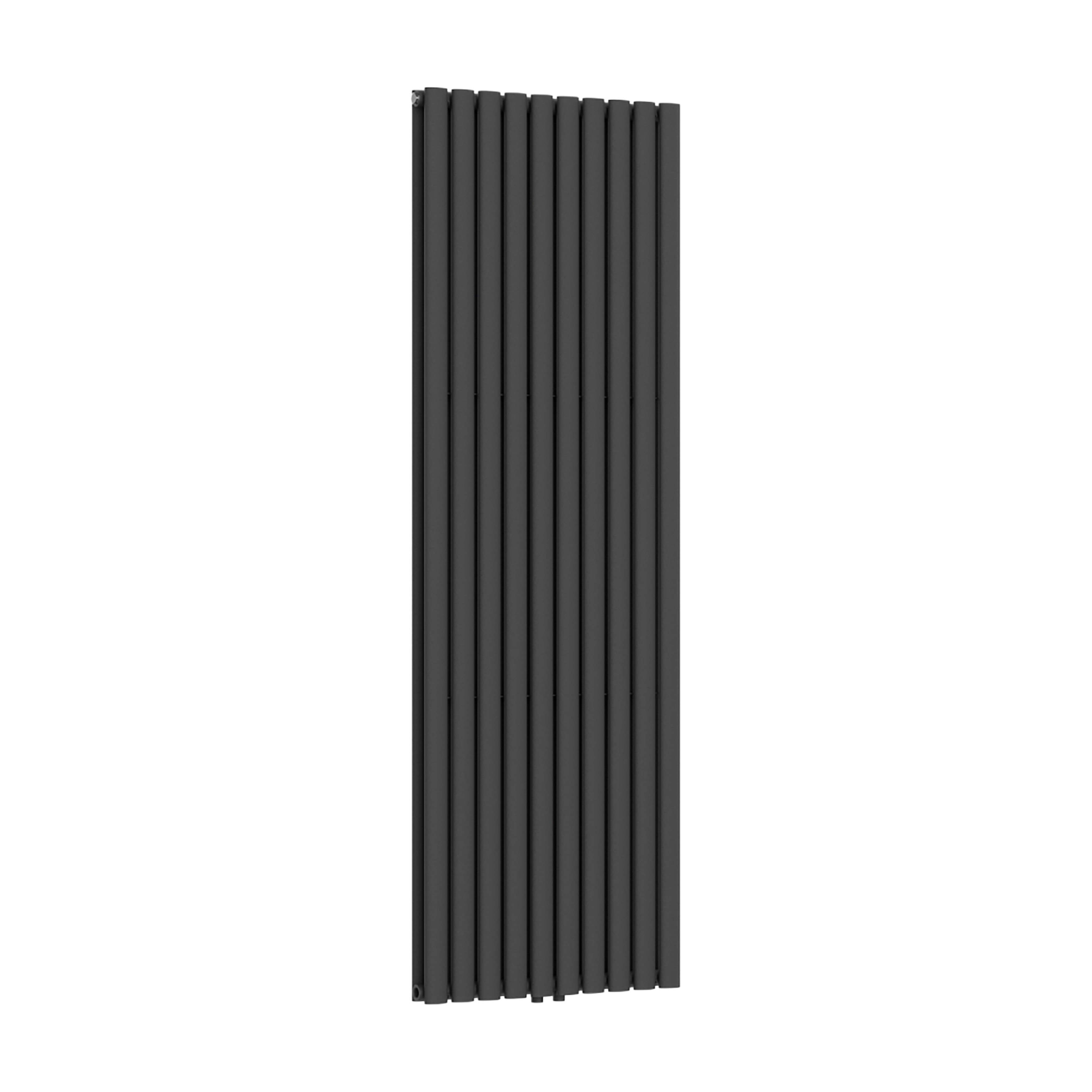 VERTI OVAL RADIATEUR - 1800X600 - DOUBLE - 2X10 ÉLÉMENTS - 2050W - NOIR MAT