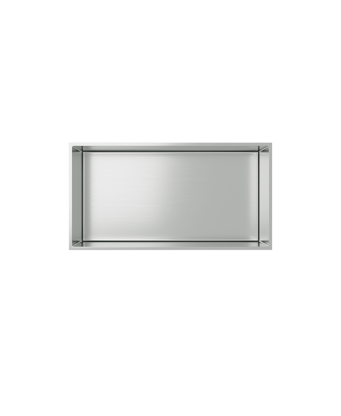 ALONI NICHE ENCASTRÉE (300X600X70MM) - ACIER INOXYDABLE BROSSE