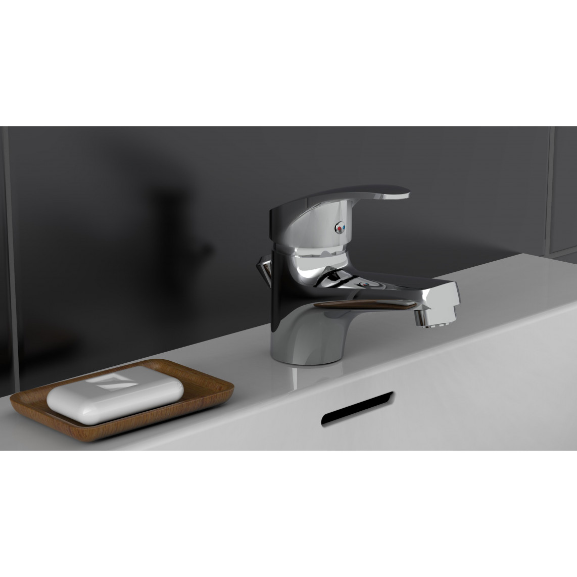 36619 ORAZI Mitigeur lavabo basse pression, chromé