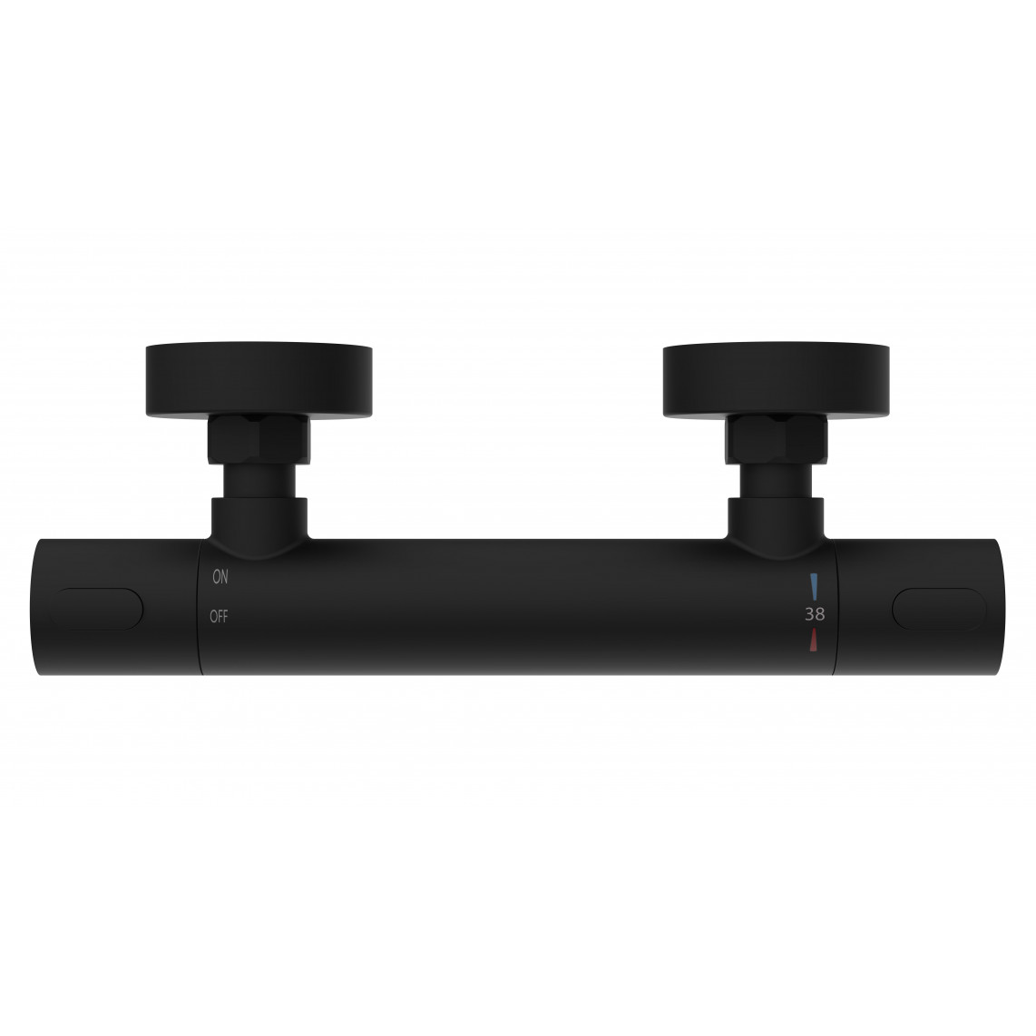 33186 LOS ANGELES Mitigeur thermostatique de douche, noir mat