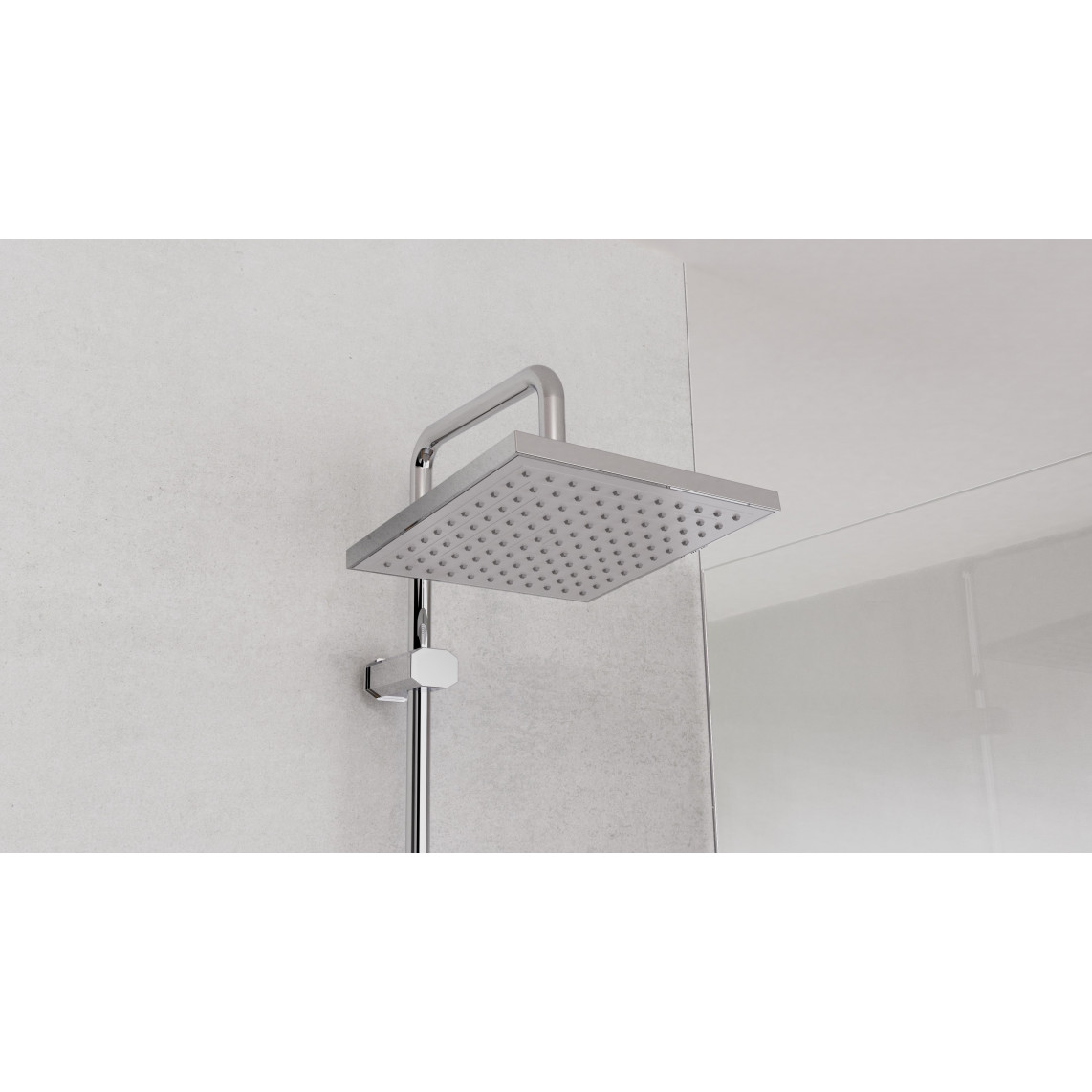 60090 TOKYO Set douche de pluie, chromé