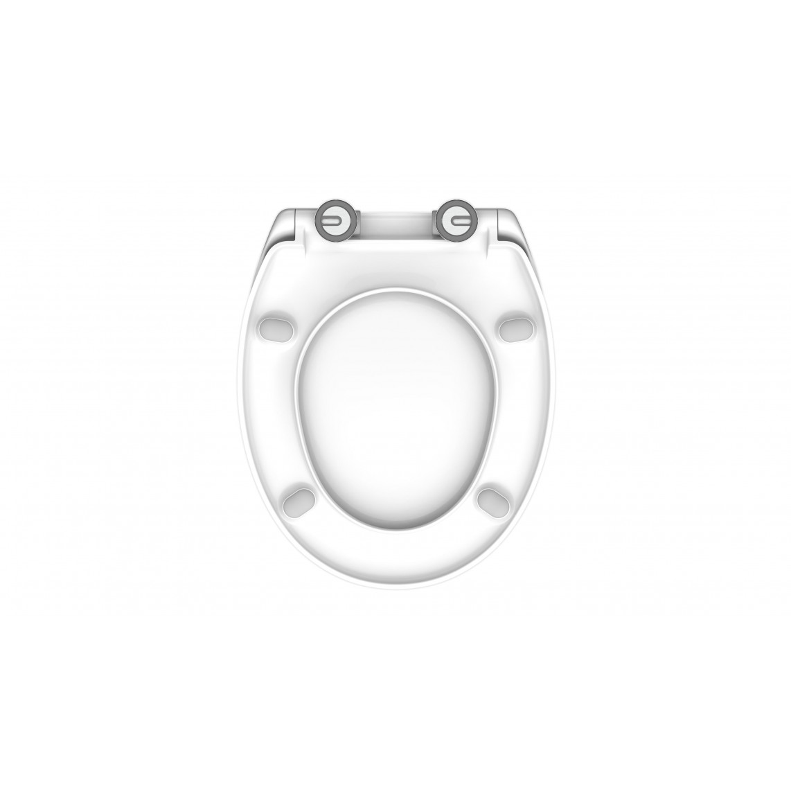 82600 abattant WC en Duroplast WHITE, PREMIUM, avec frein de chute et déclipsable