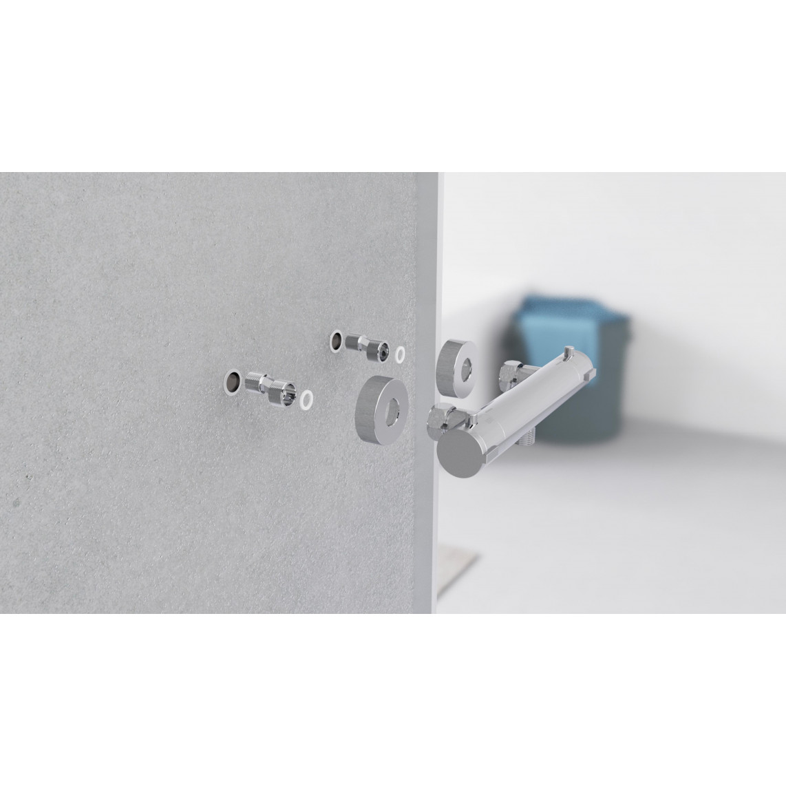 52465 LONDON Mitigeur thermostatique de douche, chromé