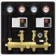 MODULE HYDRAULIQUE COMPACT AVEC 1 CIRCUIT MELANGE ET 1 CIRCUIT NON-MELANGE DN20 REMEHA