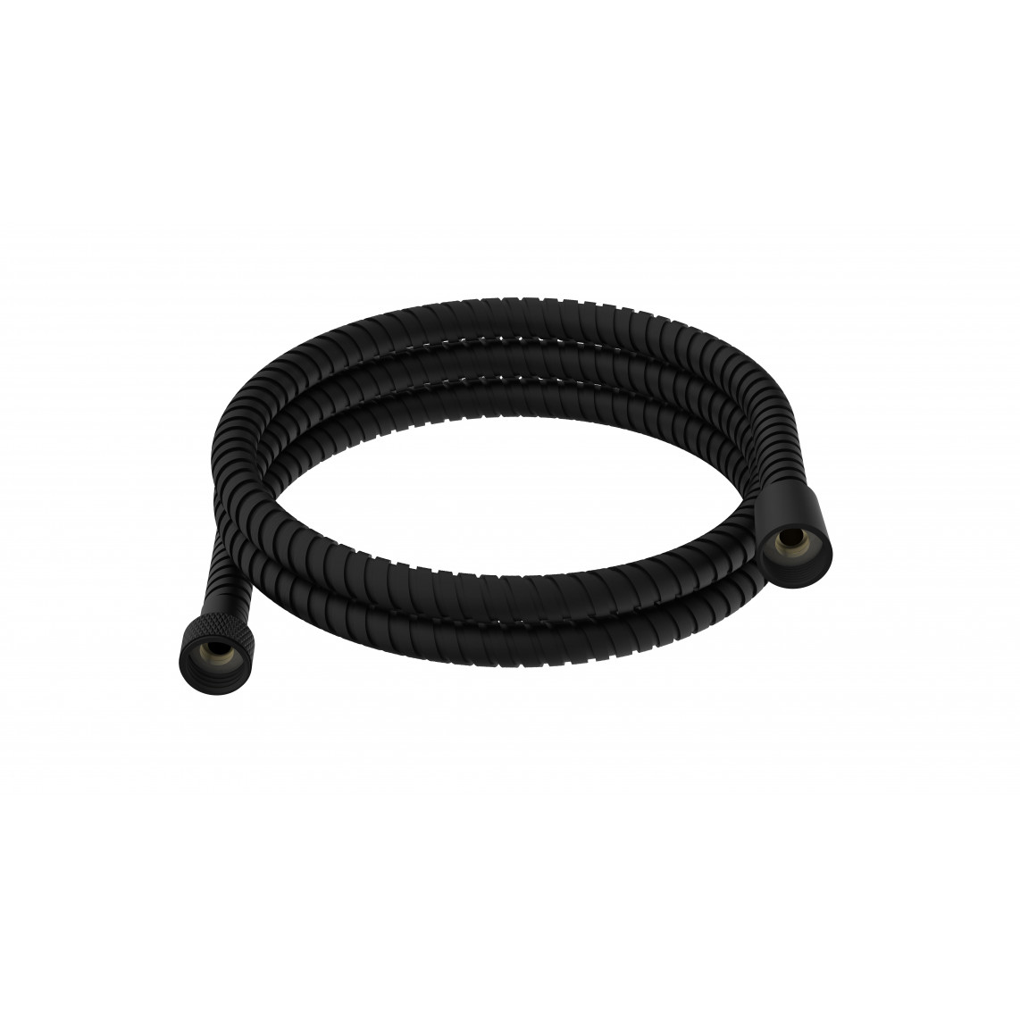 JM150MKCRPLUS-B Flexible de douche 150 cm, acier inoxydable, noir mat