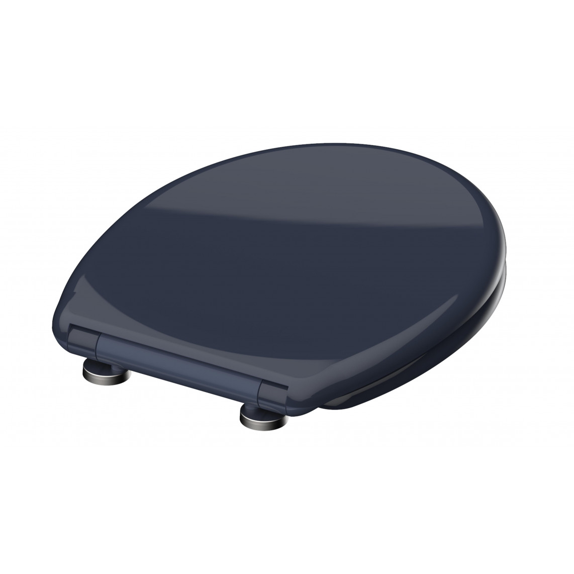 82304 abattant WC en Duroplast ANTHRAZIT, avec frein de chute et déclipsable