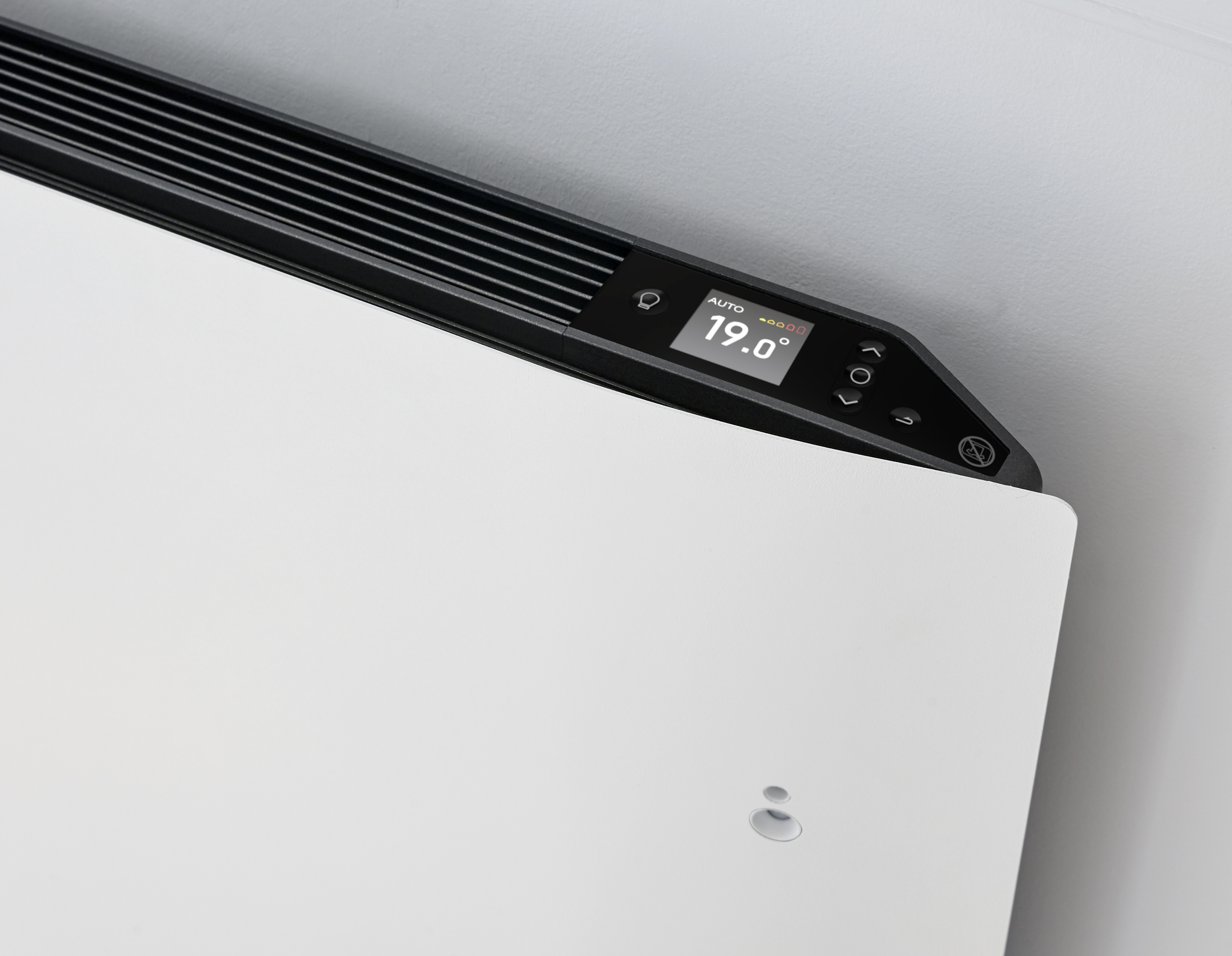 RADIATEUR ELECTRIQUE MURAL BLANC AVEC PRISE + PROGRAM 2000W-LxH:119x56,5