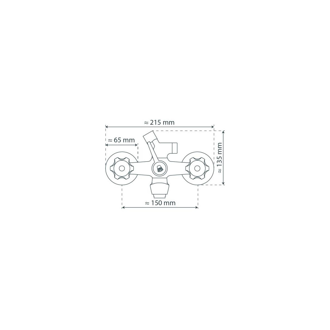 37240 SAVINO Mitigeur bain/douche, chromé