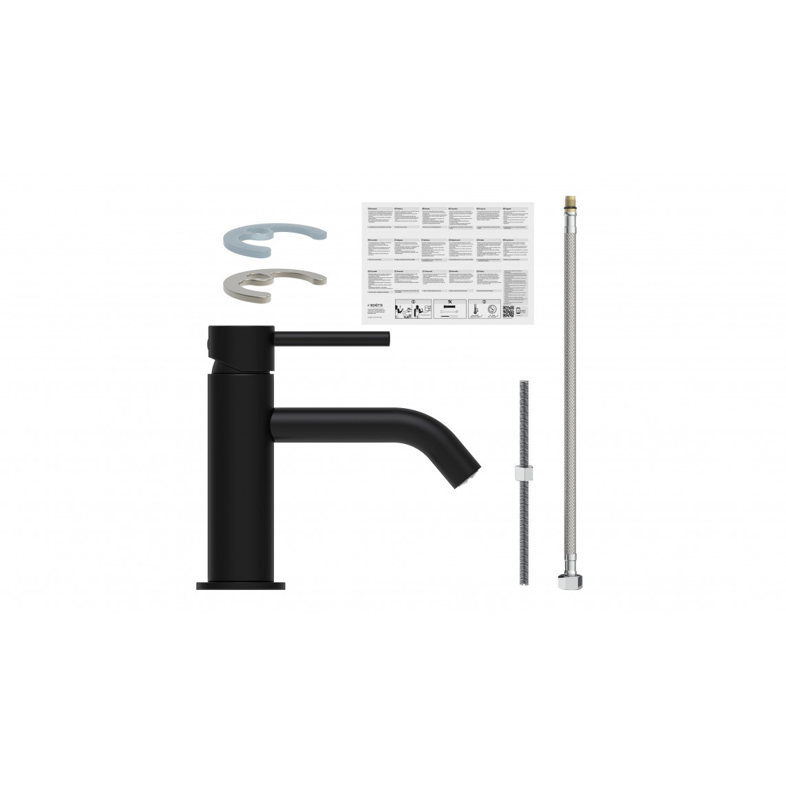 37965 ARAGON robinet eau froide, noir mat