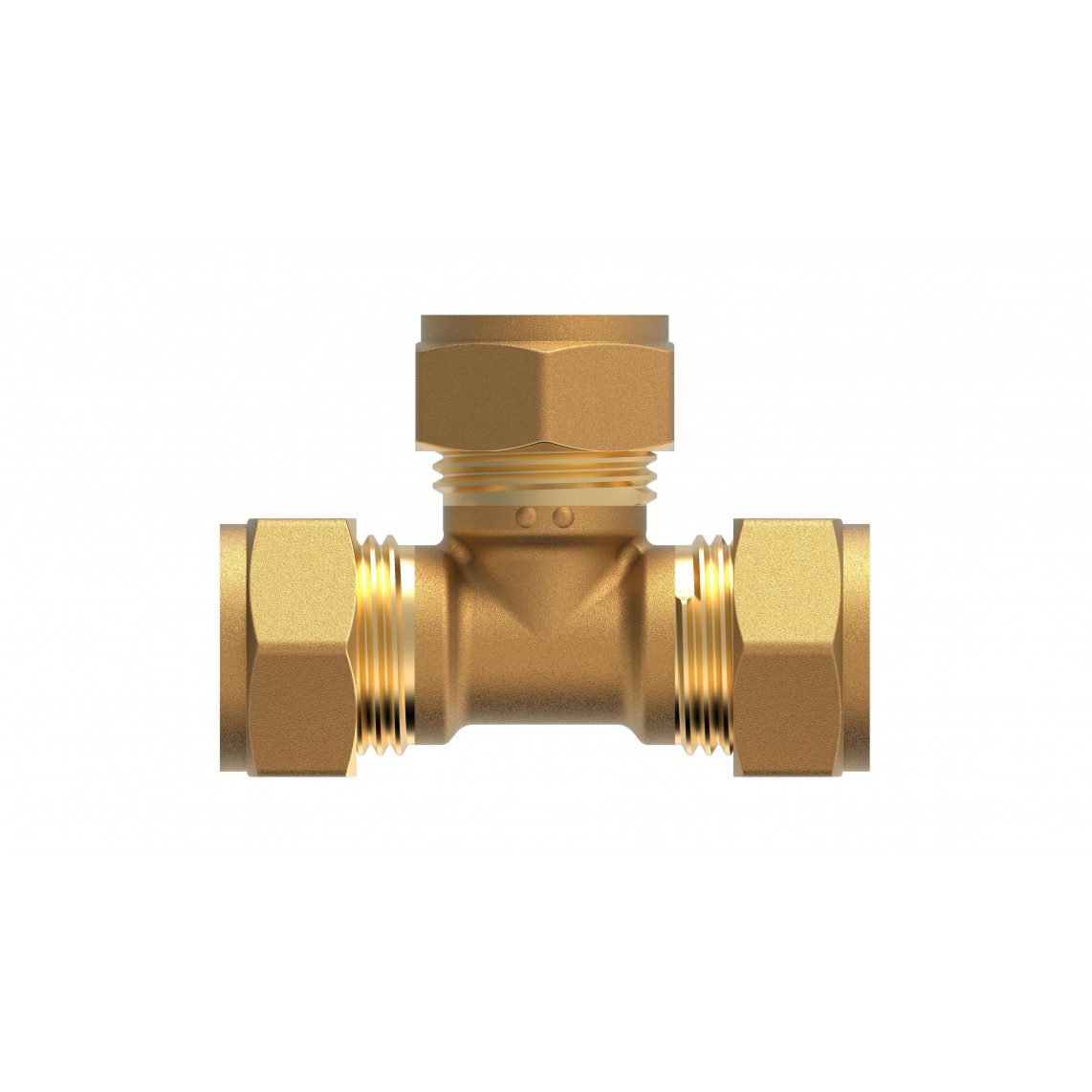 989453117 LT pièce en T, vierge, 12 mm, raccord à serrer pour tube en cuivre