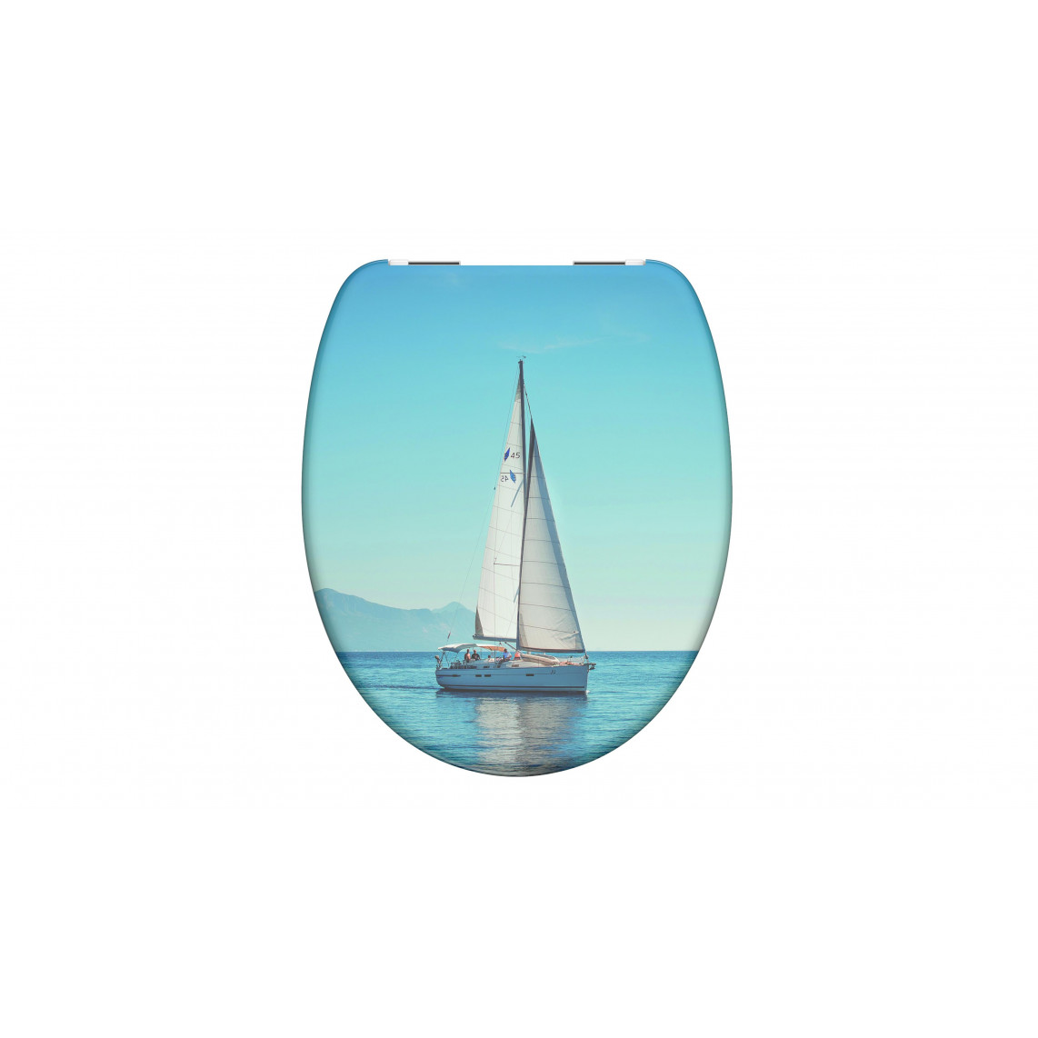 82148 abattant WC en Duroplast SAILING, avec frein de chute