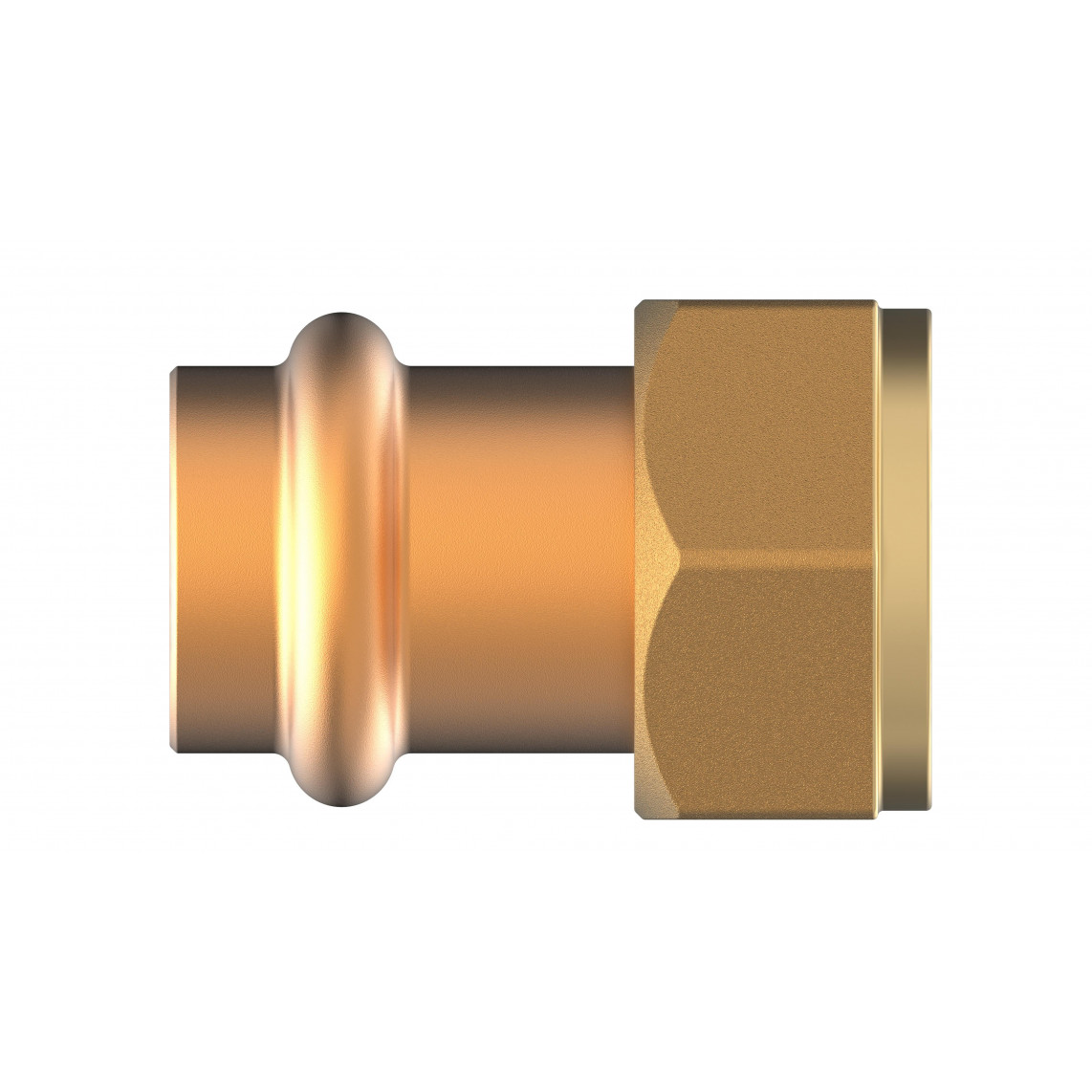 988628554 BR raccord de transition à serrer, vierge, 15 mm x 3/4" F, 1 manchon, (P4355)