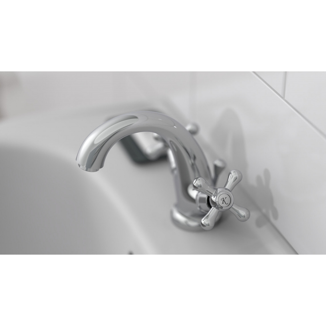 33510 ELK Mitigeur lavabo, chromé