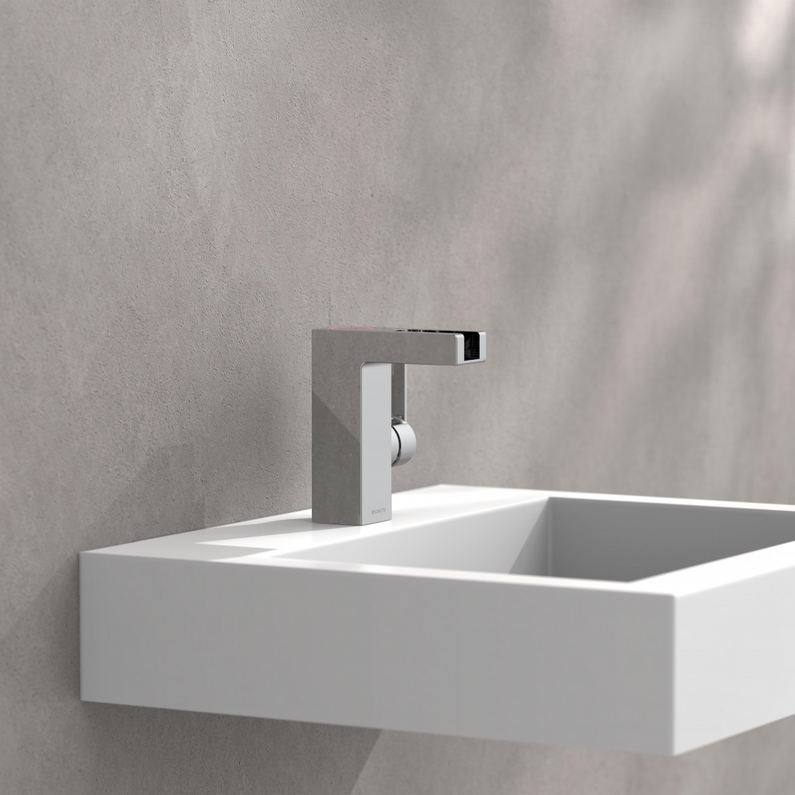 20115 ORINOCO LED Mitigeur lavabo, avec bec cascade, chromé