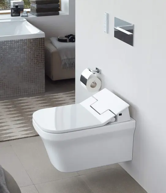 SIEGE WC ME STARCK SENSOWASH SLIM DURAVIT BLANC
