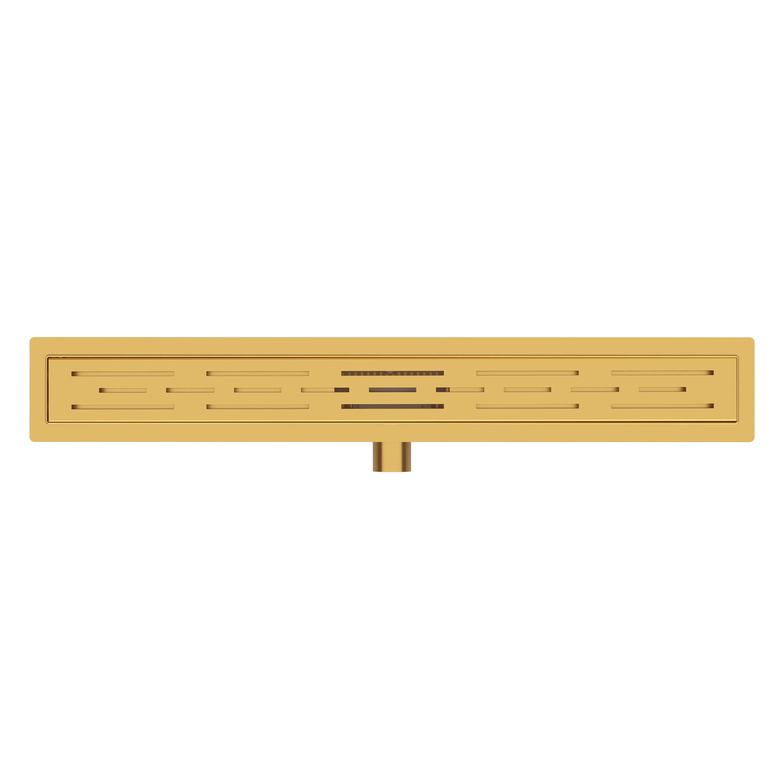 ALONI CANIVEAU DE DOUCHE – AVEC GRILLE – COMPLET – 70CM – OR BROSSÉ