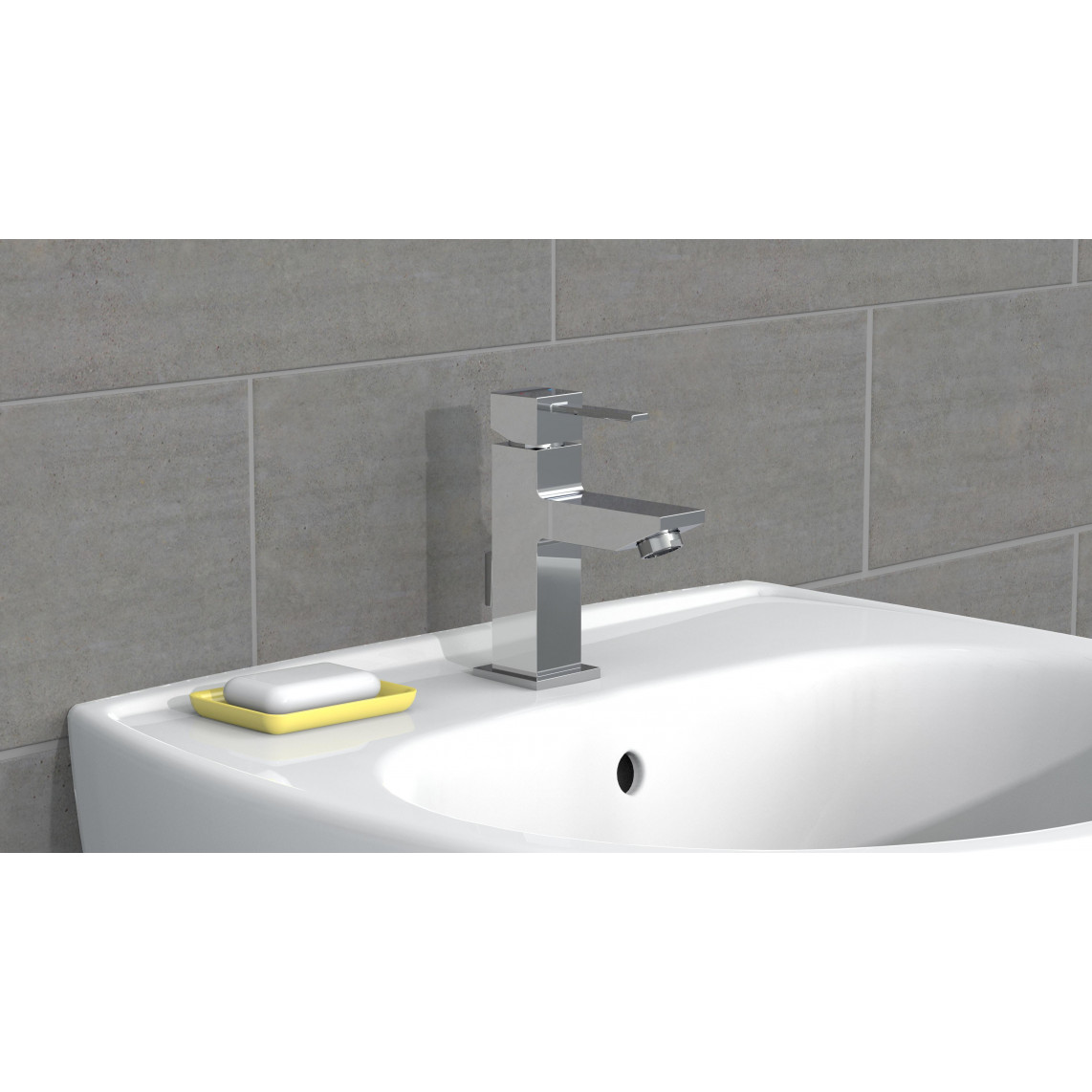 NI075THI CALVINO Mitigeur lavabo, chromé
