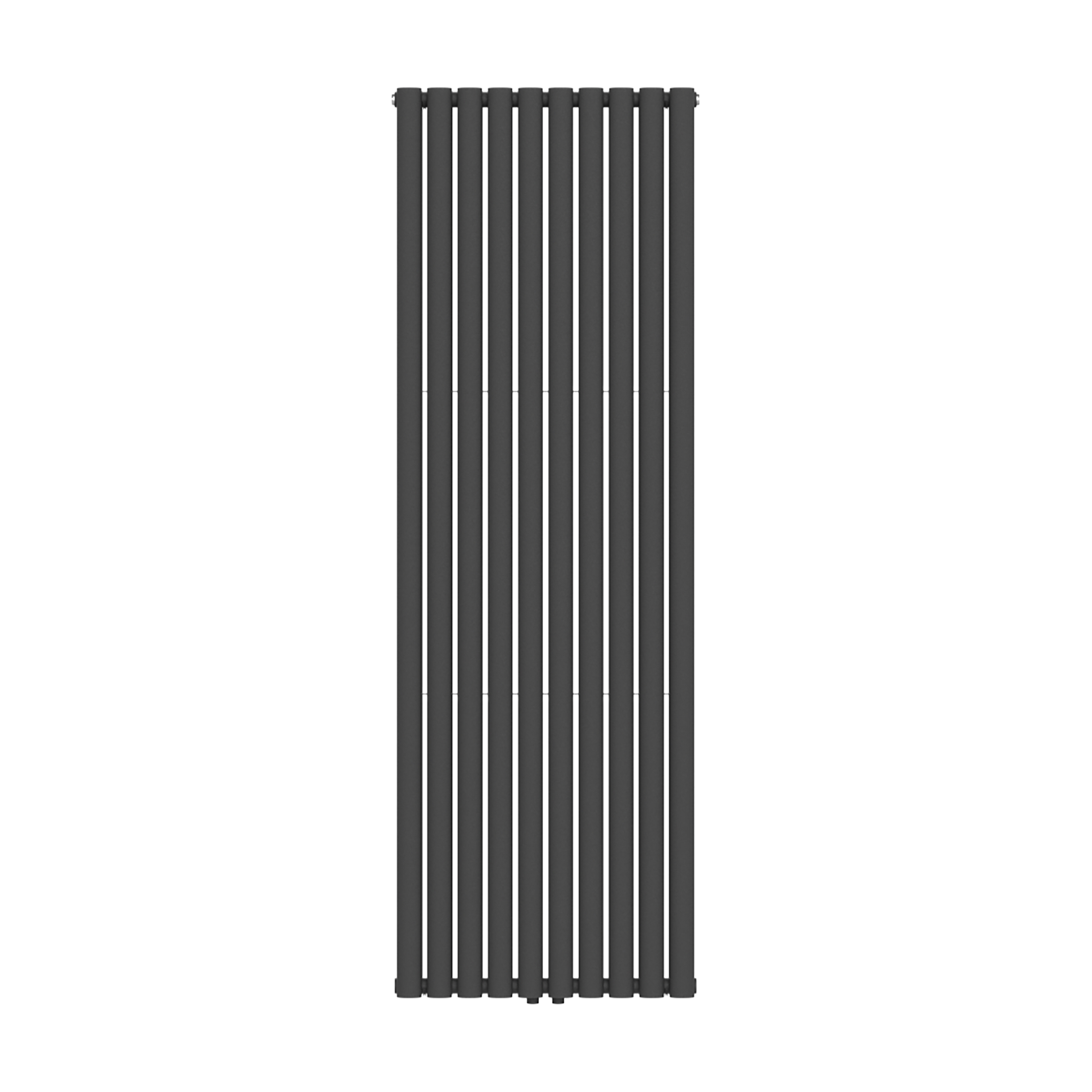 VERTI OVAL RADIATEUR - 1800X600 - DOUBLE - 2X10 ÉLÉMENTS - 2050W - NOIR MAT
