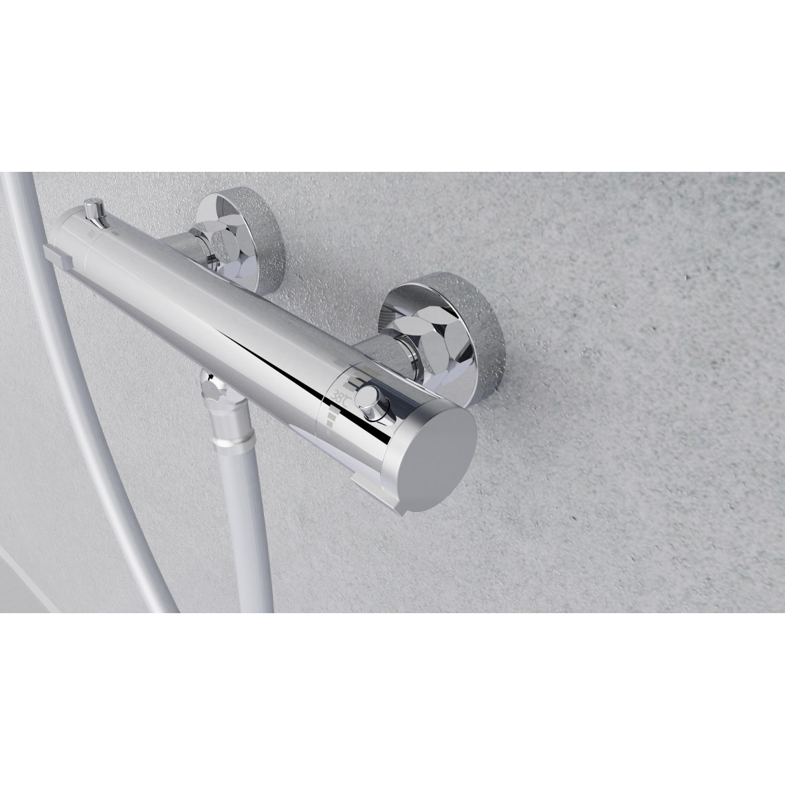 52465 LONDON Mitigeur thermostatique de douche, chromé