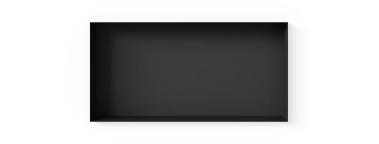 COLOUR BOX LOOOX 30X60X10CM NOIR MAT