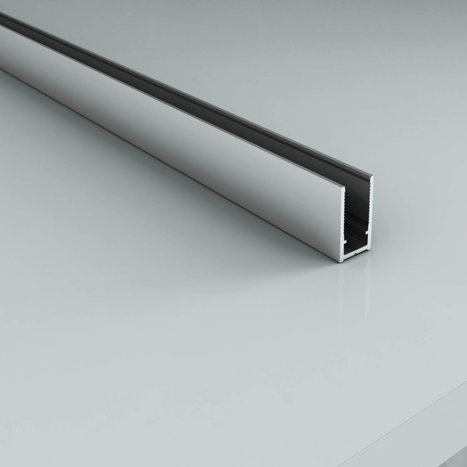 ALONI PROFIL MURAL POUR PAROI DE DOUCHE - 200 CM - CHROME