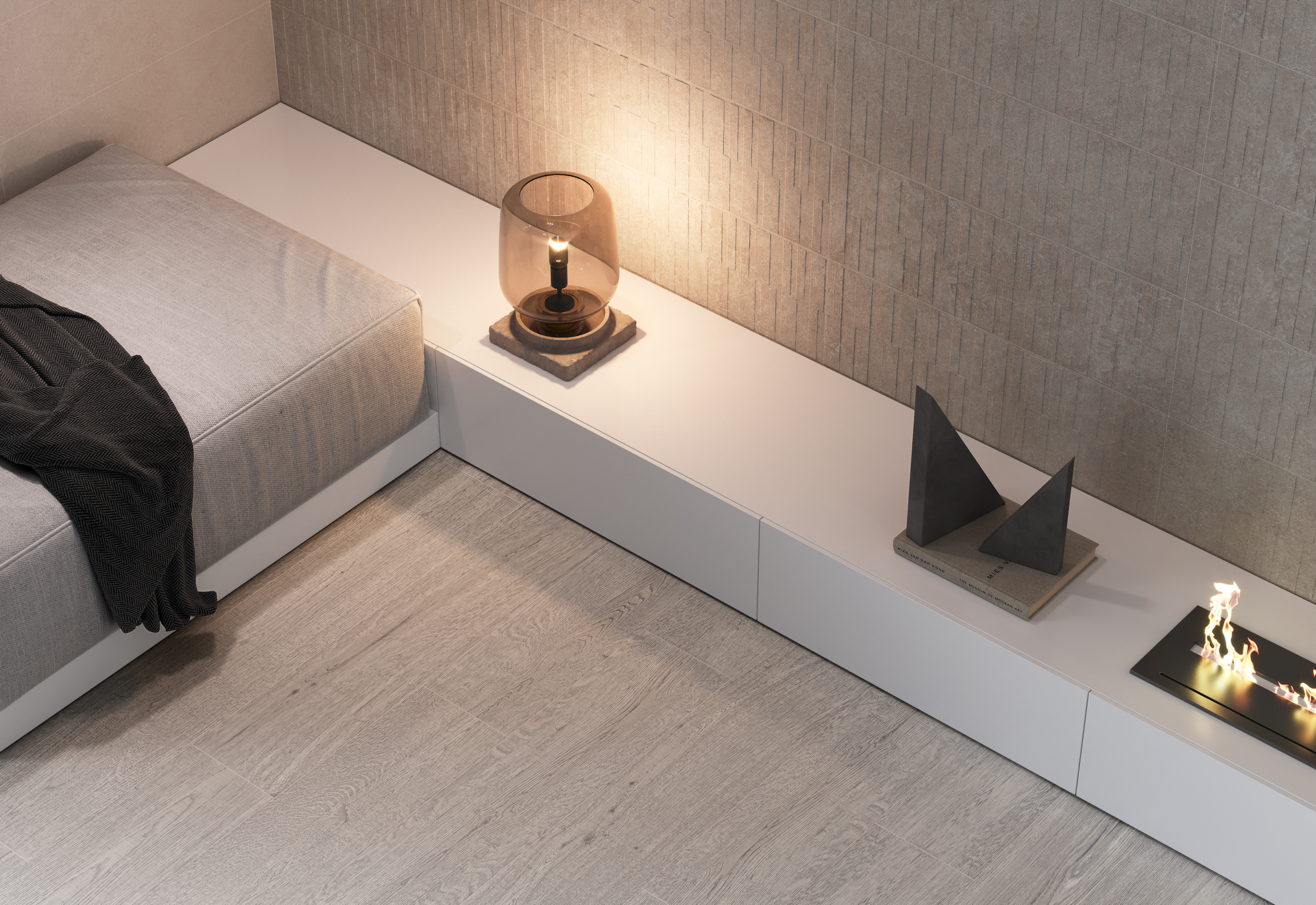 AMELIE WHITE 30X90 REC