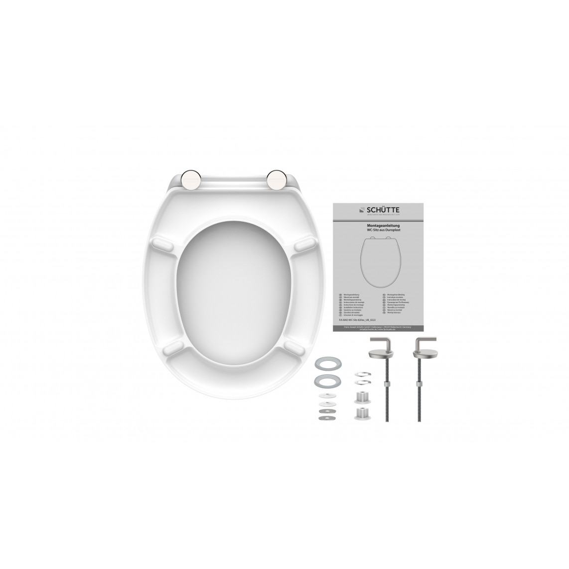 82000 abattant WC en Duroplast WHITE