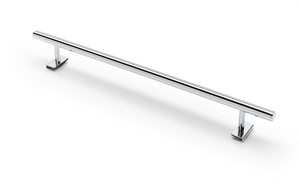 PORTE-SERVIETTE POUR RADIATEUR - 40 CM - CHROME