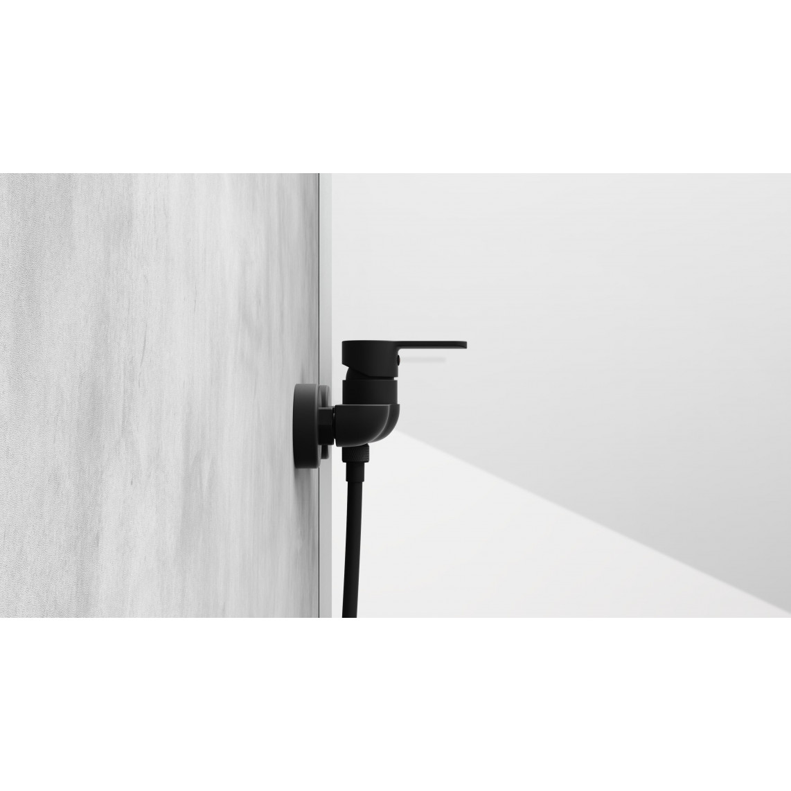 44406 DENVER Mitigeur douche, noir mat