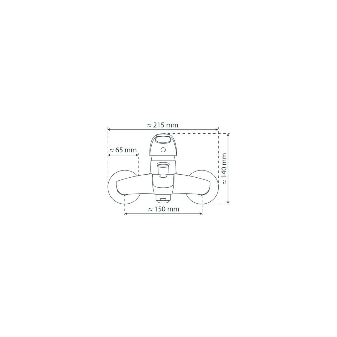 35230 CALVINO Mitigeur bain/douche, chromé