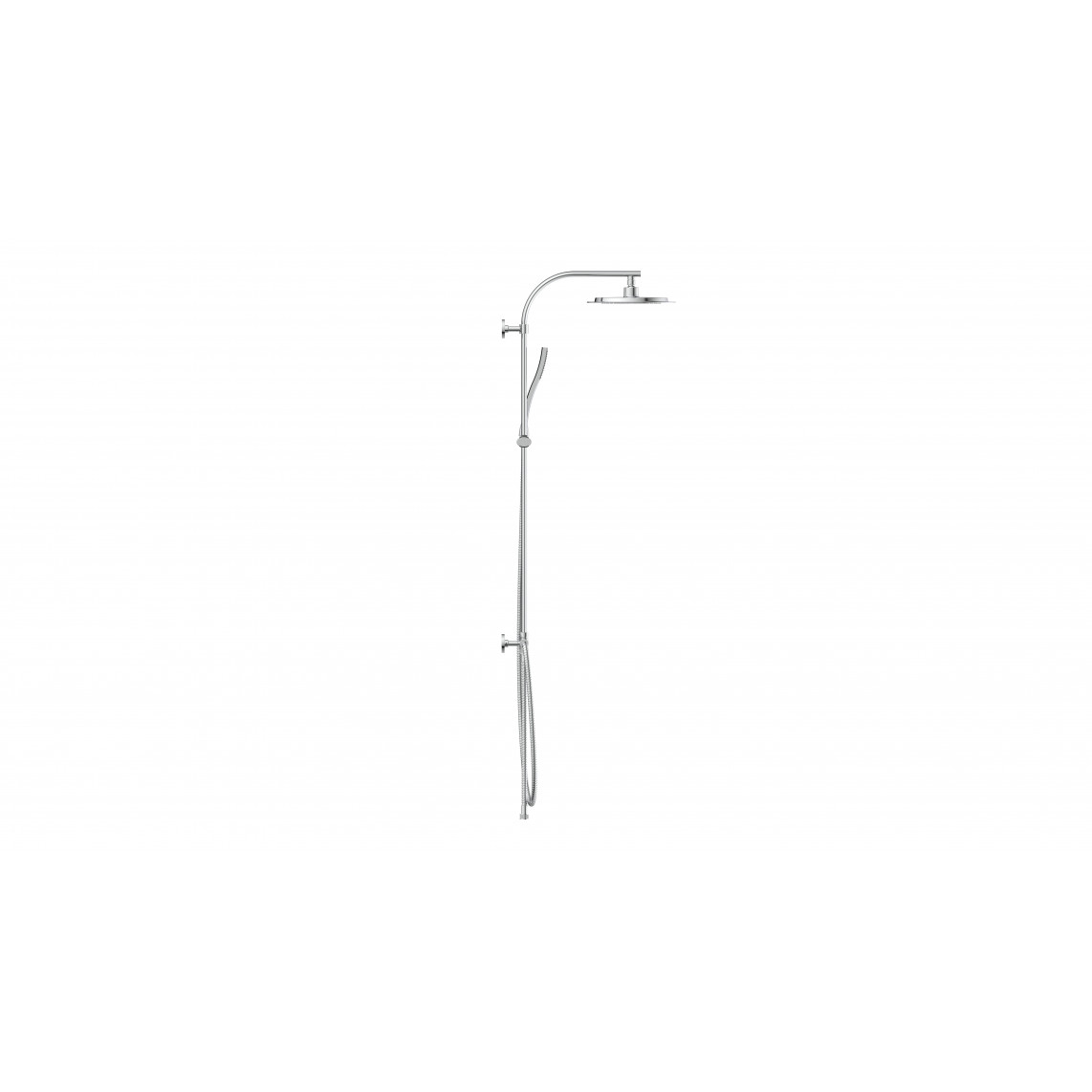 DXSTIOVCS-PR STILOVAL Set douche de pluie, chromé