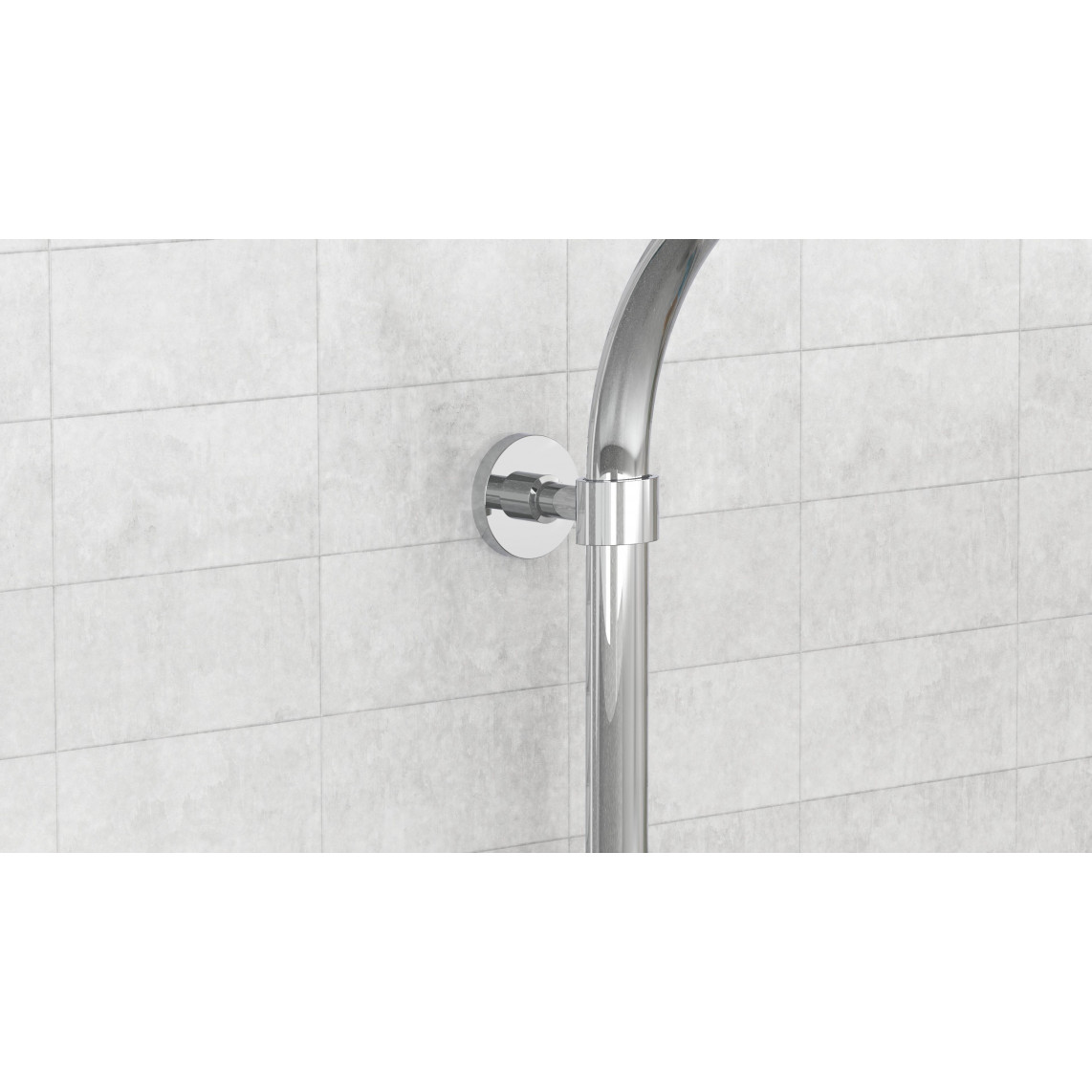 DXSTIOVCS-PR STILOVAL Set douche de pluie, chromé