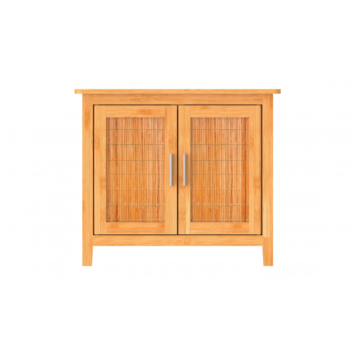 BMBA02-WTU Bambou meuble sous-lavabo