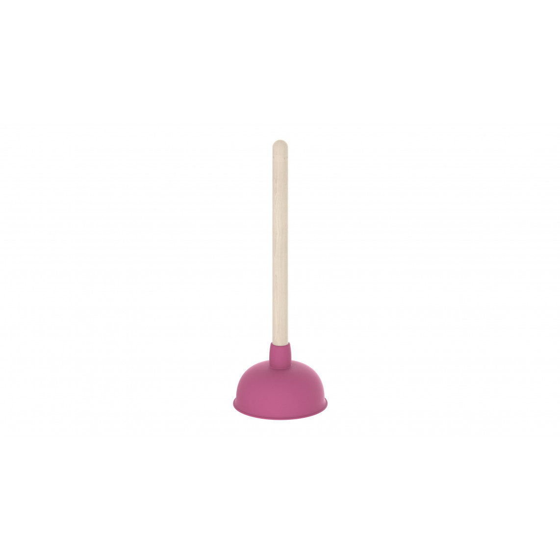 BZ002 Nettoyant pour évier avec Poignée en bois, Ø 140 mm, Rose