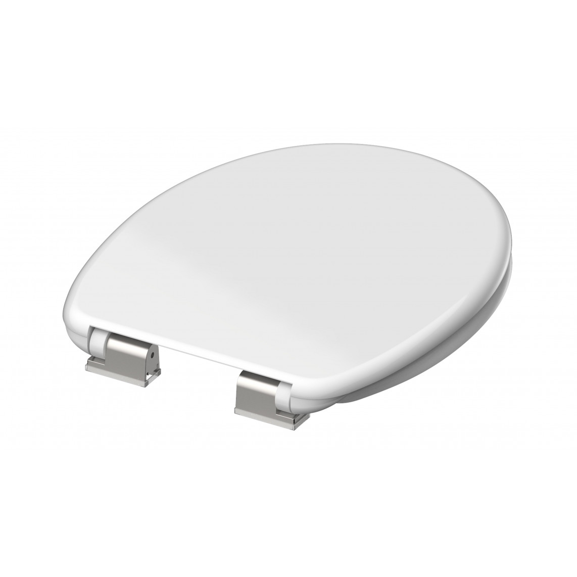 82100 abattant WC en Duroplast WHITE, avec frein de chute
