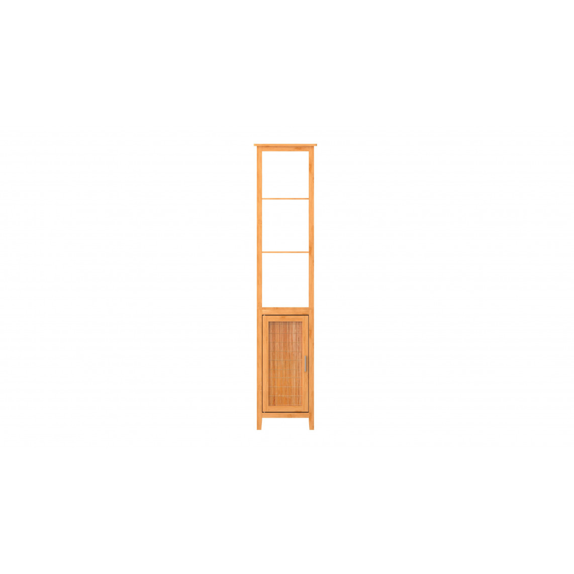 BMBA02-SR Bambou Armoire haute, avec 3 compartiments