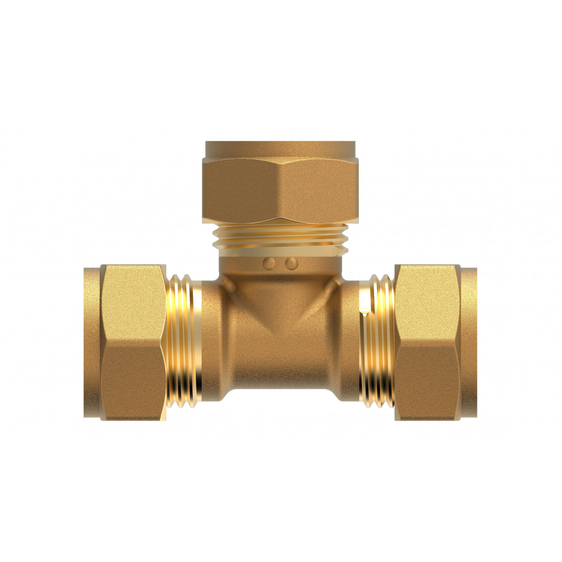 989453417 LT pièce en T, vierge, 22 mm, raccord à serrer pour tube en cuivre