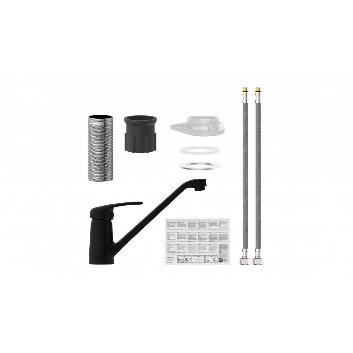77266 GRANDE Mitigeur évier, noir mat
