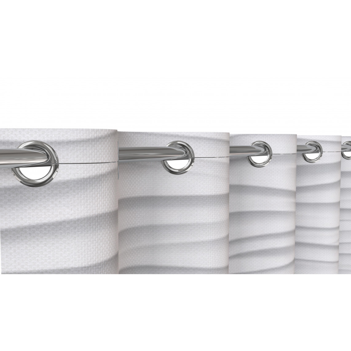 BA0401 rideau de douche, White Wave
