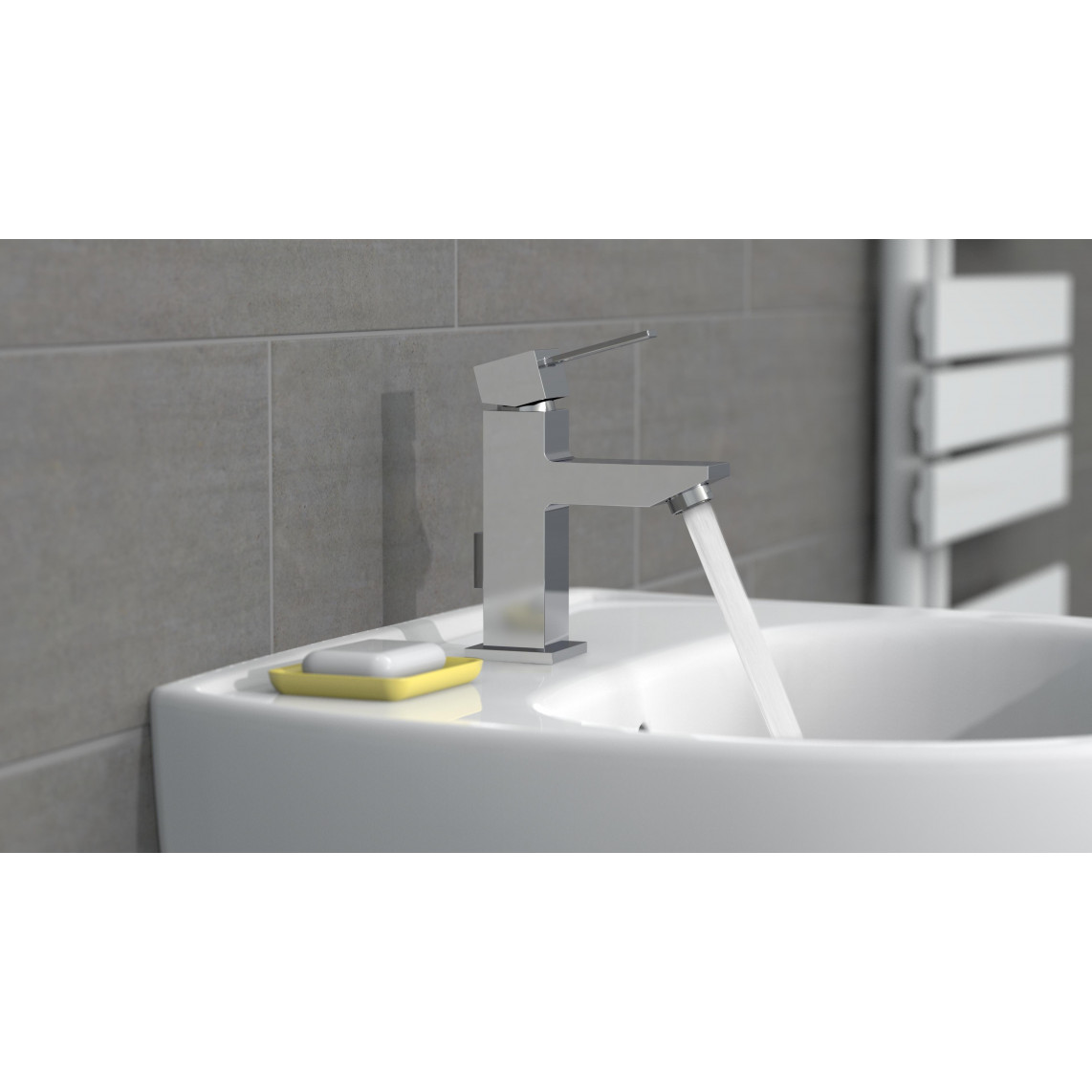 NI075THI CALVINO Mitigeur lavabo, chromé
