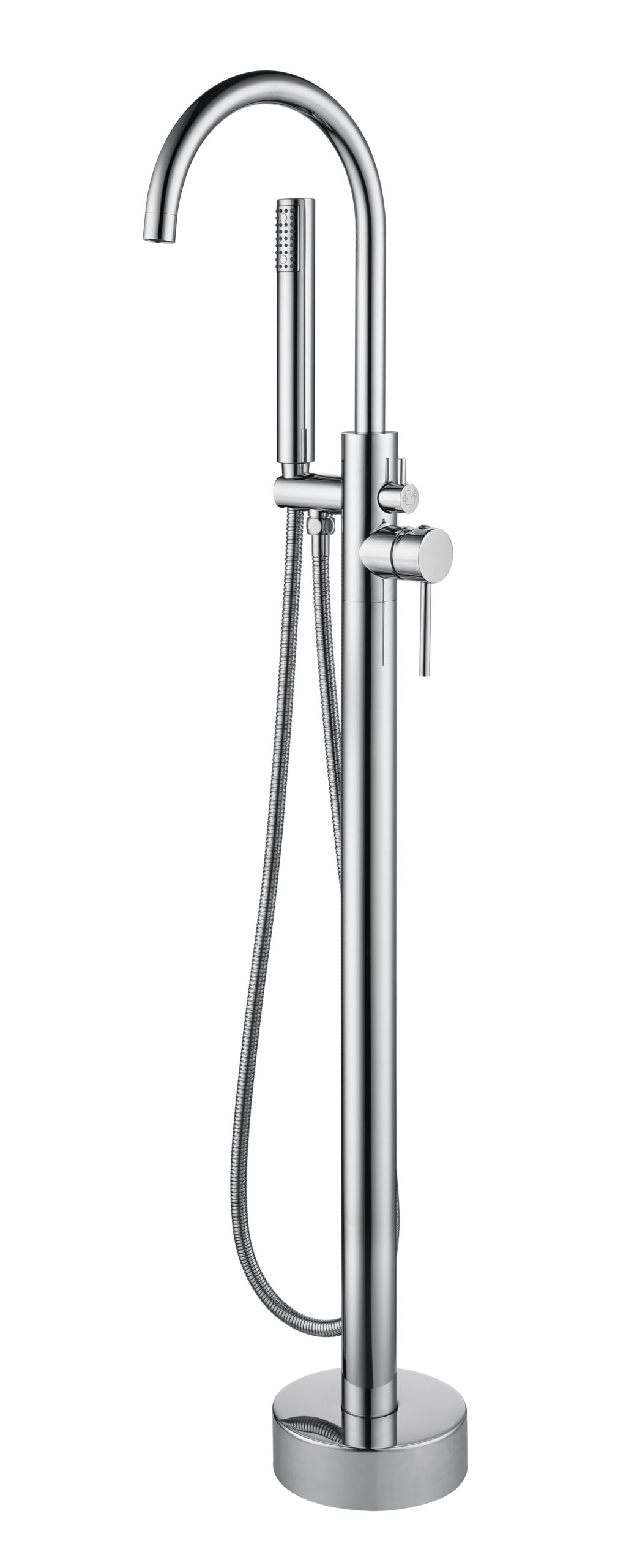 ALONI ROBINET DE BAIN SUR PIED AVEC DOUCHETTE - CHROME