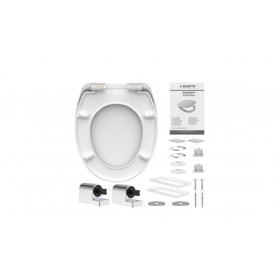 82157 abattant WC en Duroplast OFFLINE, avec frein de chute