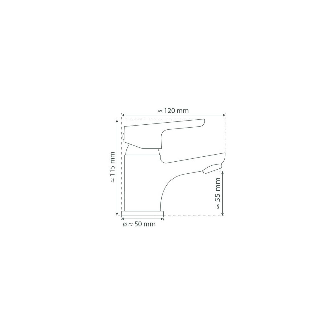 42100 VICO Mitigeur lavabo, chromé