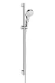 SET DE DOUCHE UNICA'CROMA-CROMA SELECT S MULTI HG 90CM ECOSMART CHROME-BLANC