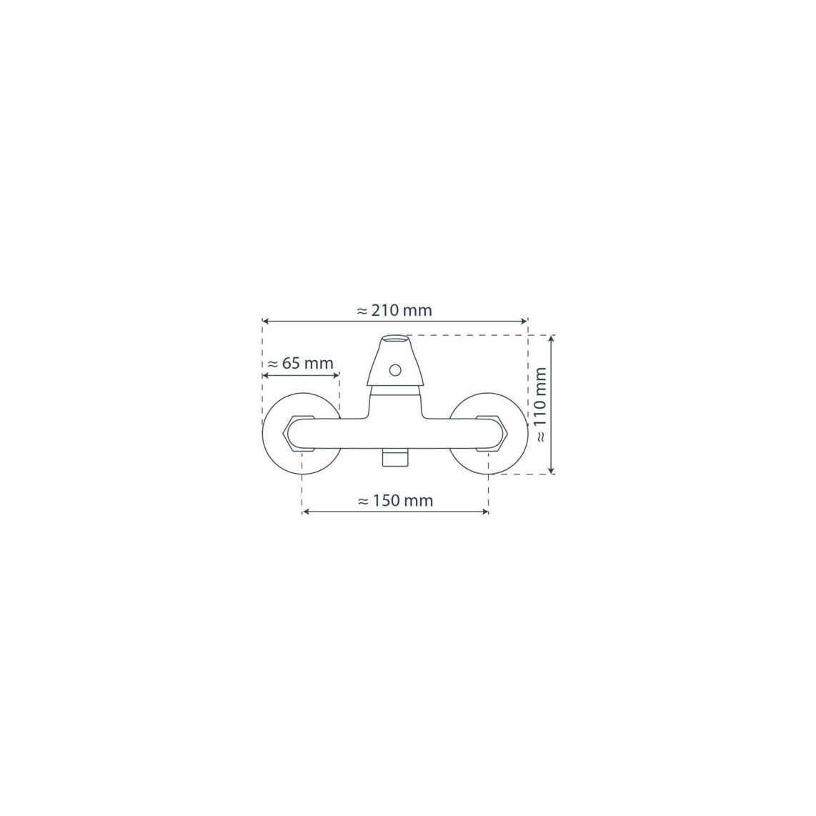 41400 ATHOS PLUS Mitigeur douche, chromé