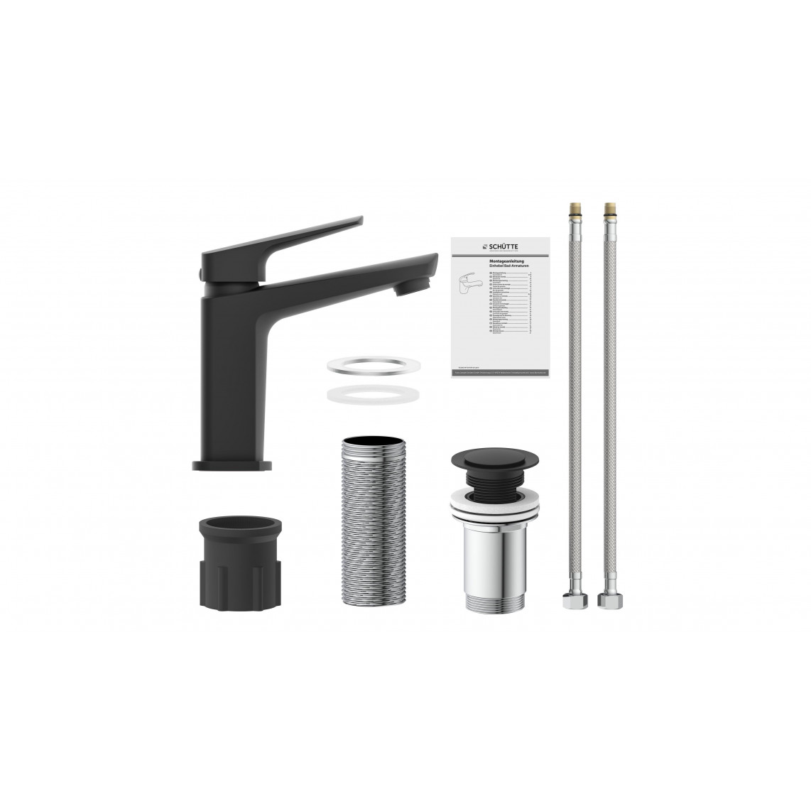 34016 RAVEN Mitigeur lavabo, noir mat
