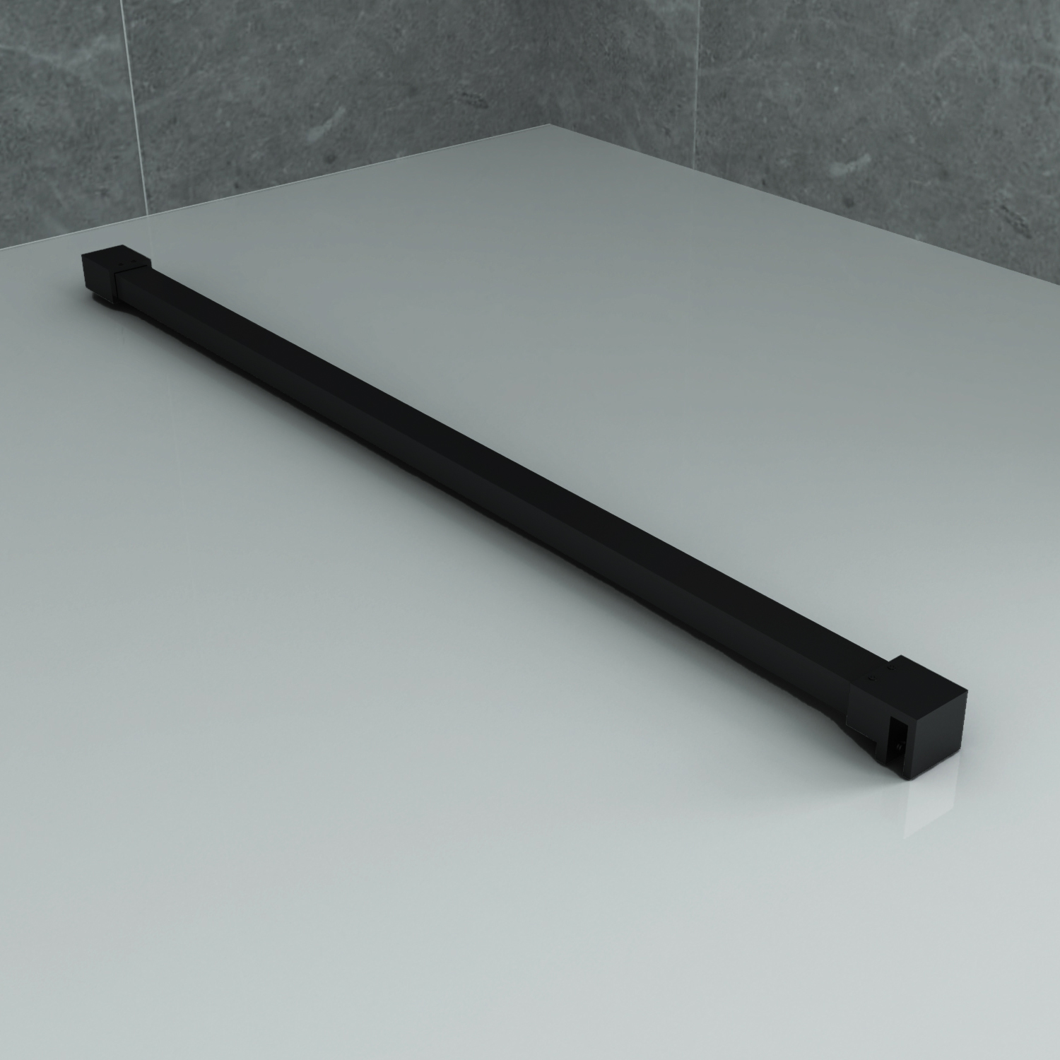 ALONI BARRE DE STABILISATION - RÉDUCTIBLE - 120 CM - NOIR MAT