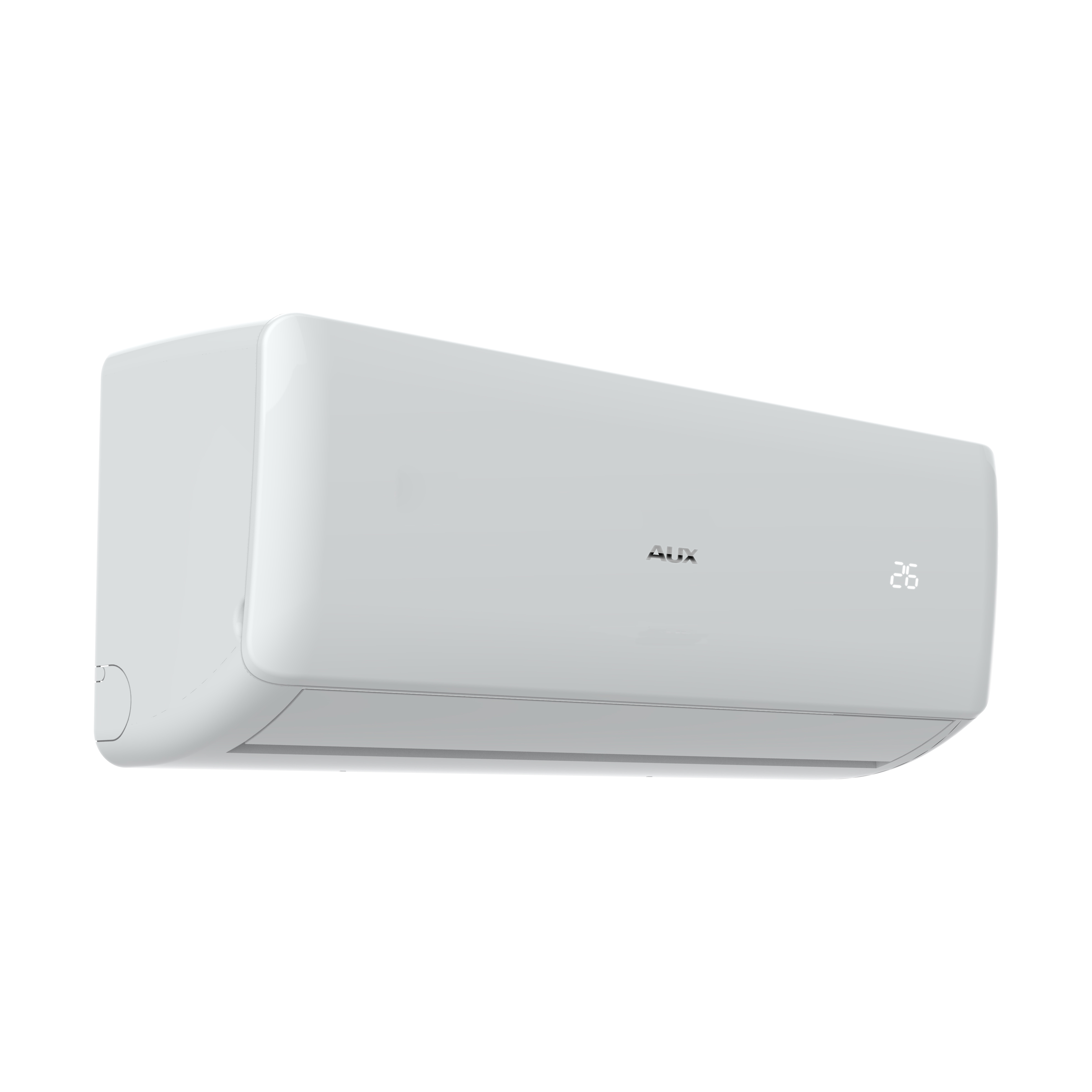 AUX SINGLE SPLIT CLIMATISEUR - UNITÉ EXTÉRIEURE ET INTÉRIEURE - PACK COMPLET - REFROIDISSEMENT ET CHAUFFAGE - WIFI - 12000 BTU - 3,5KW - R32 - BLANC MAT