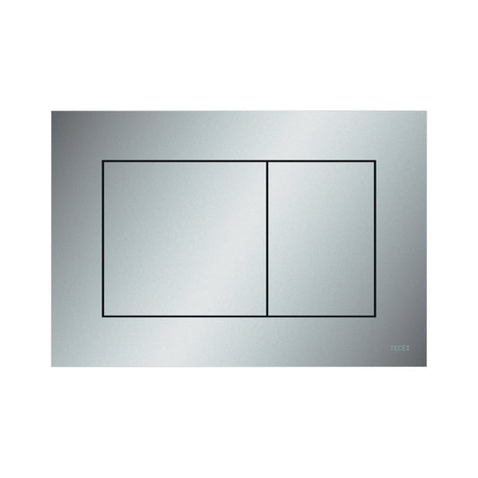 TECENOW PLAQUE DE DÉCLENCHEMENT WC -DOUBLE CHASSE - CHROME MAT