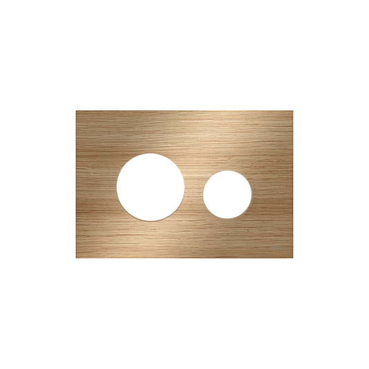 FAÇADE TECELOOP POUR PLAQUE DE DÉCLENCHEMENT WC, CHÊNE